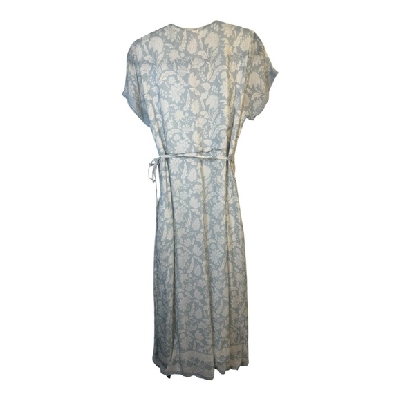 Reistor Short Sleeve Floral Print Wrap Dress Size XL - Picture 2 of 9